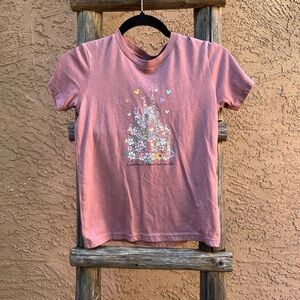 Bella Canvas Kids Mauve Castle Graphic Tee